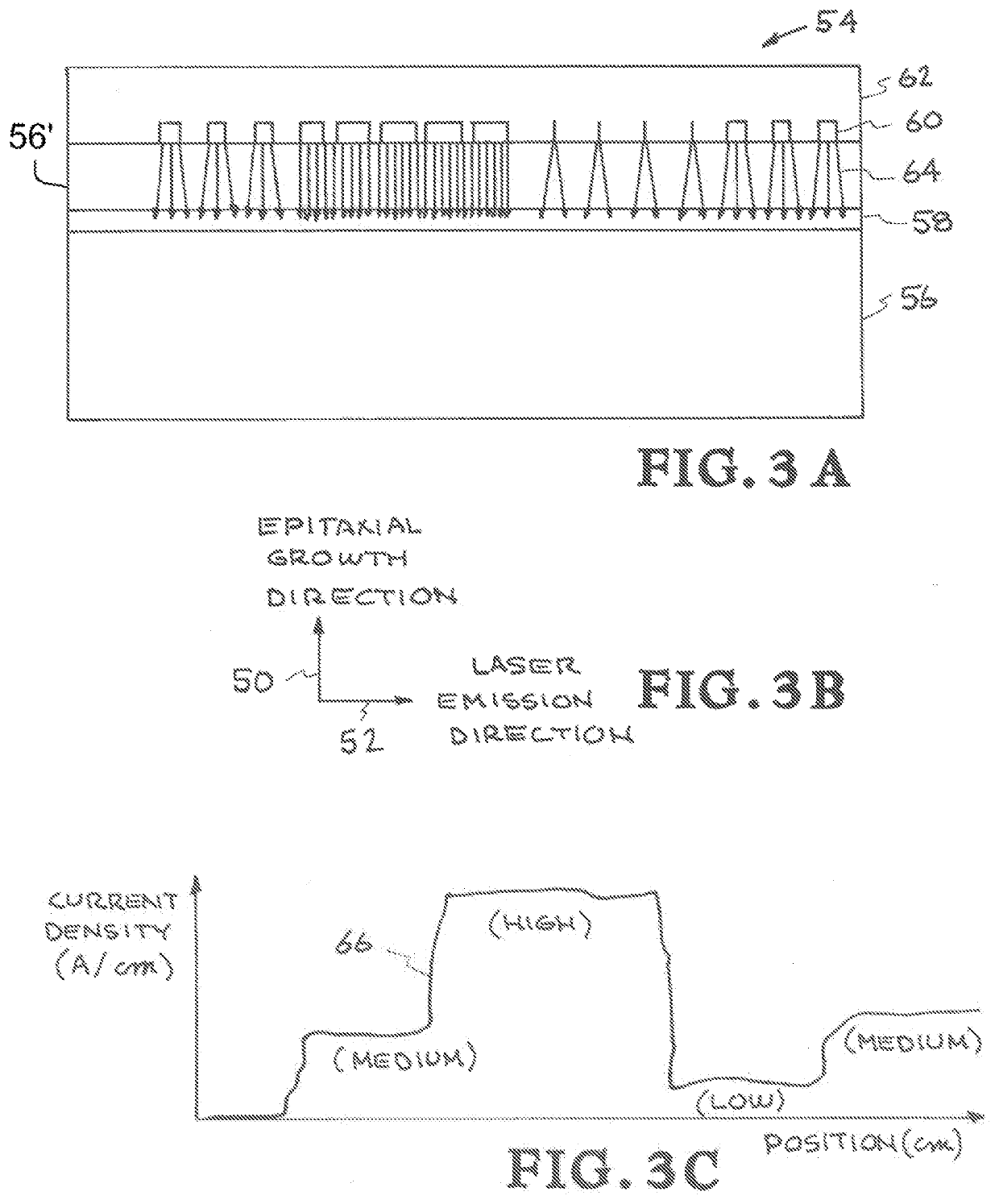 Engineered current-density profile diode laser
