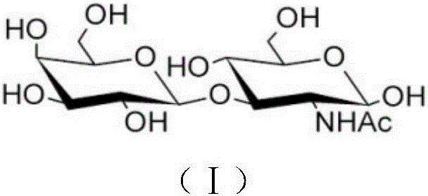 Method for preparing lactose-N-disaccharide