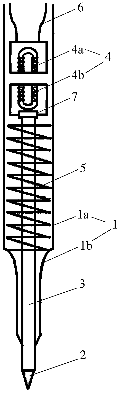 Net point punching device for die core