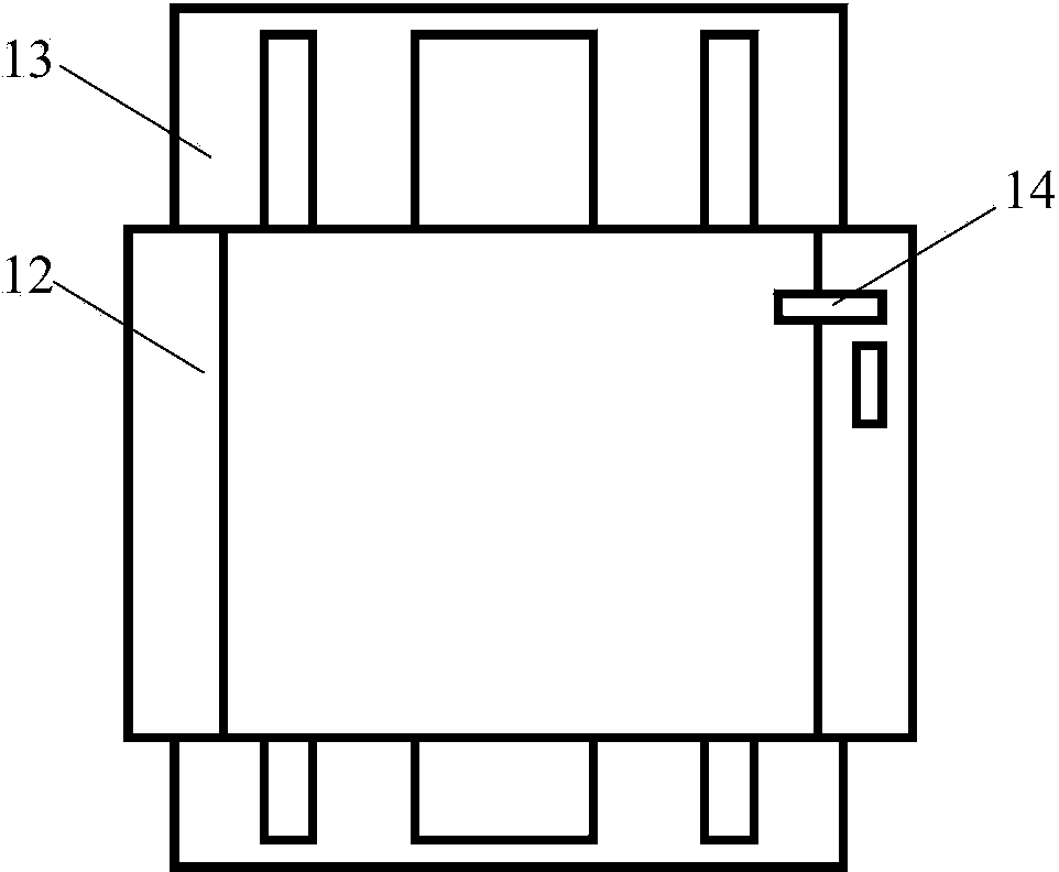 Net point punching device for die core