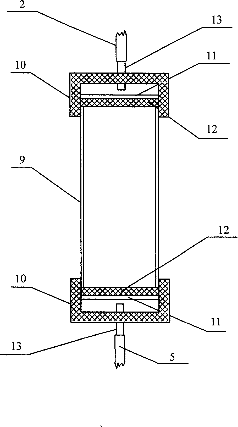 Experimental device for washing heavy metal pollution and method thereof