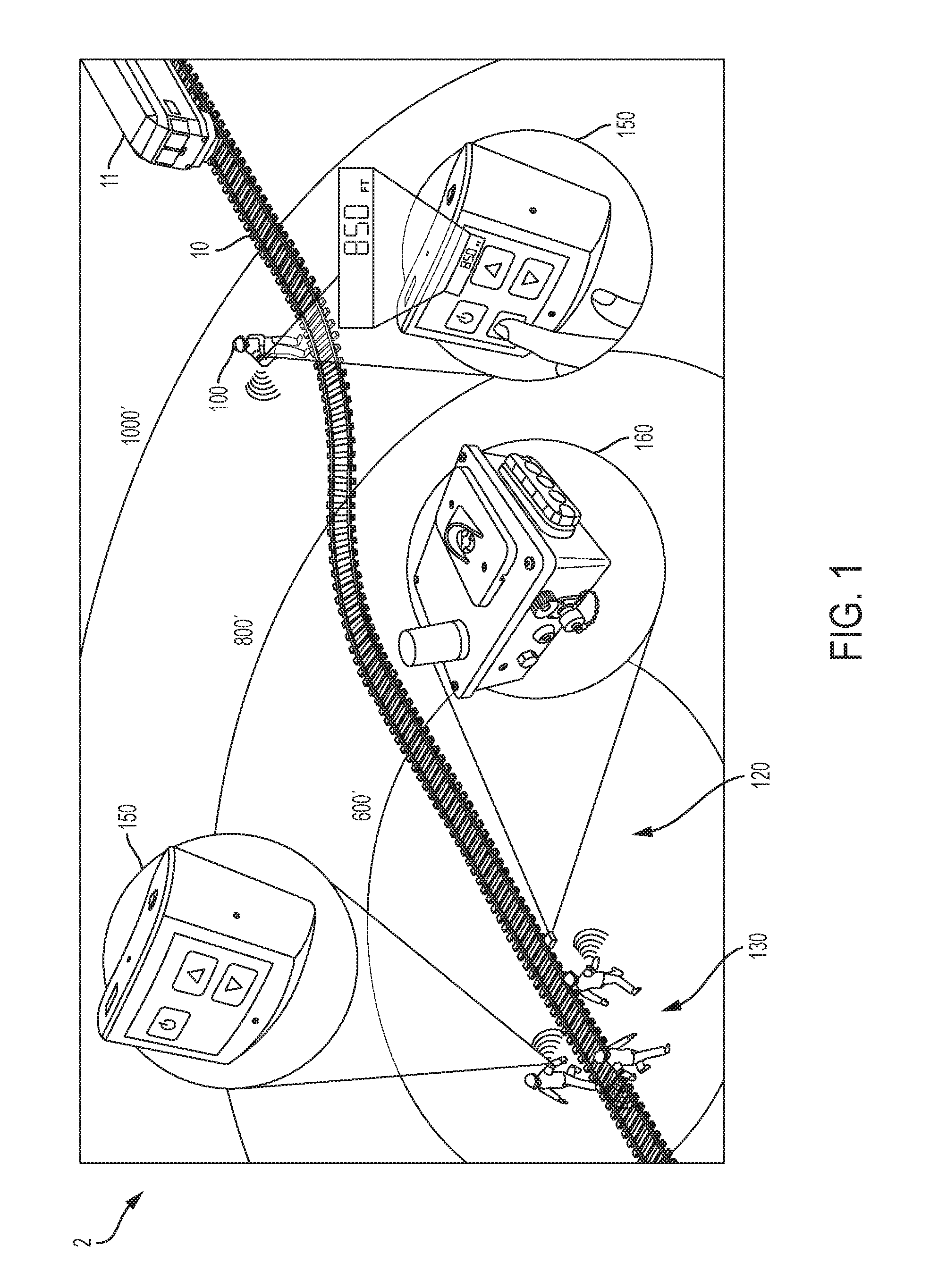 Rail warning system and method