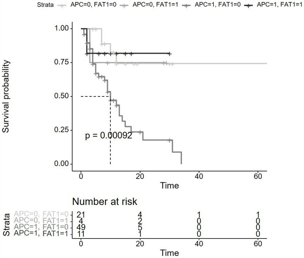 Marker, kit and device for predicting sensitivity of colorectal cancer patients to immunotherapy