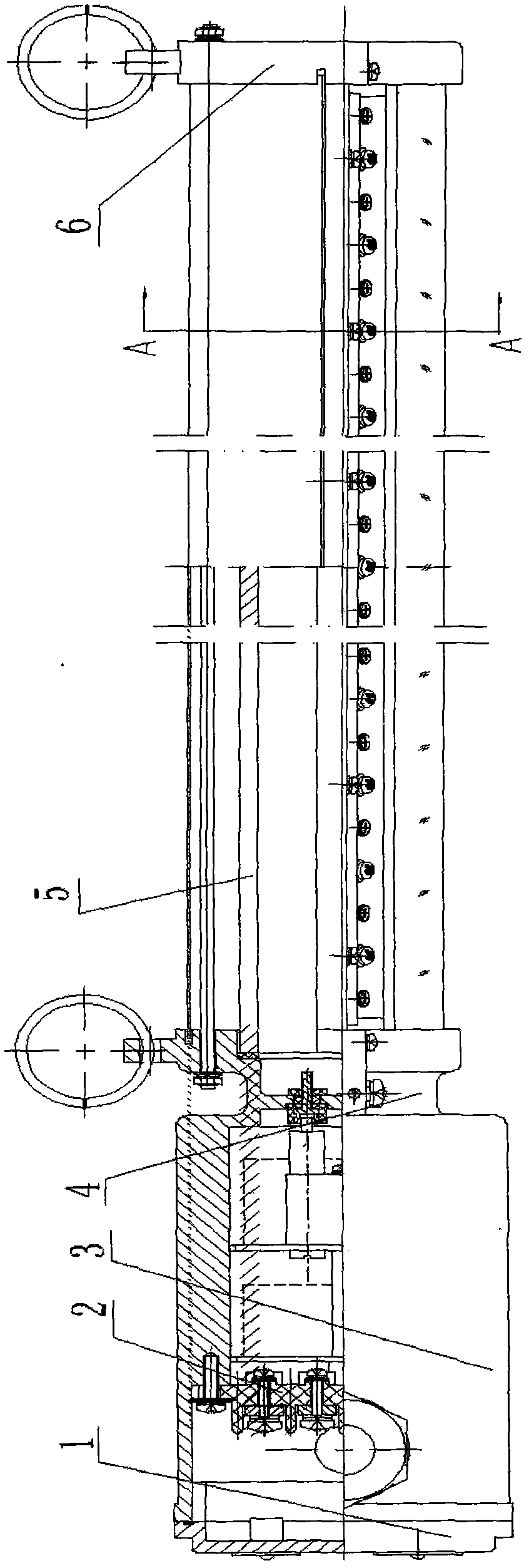 Mine explosion-proof straight LED (light-emitting diode) lamp