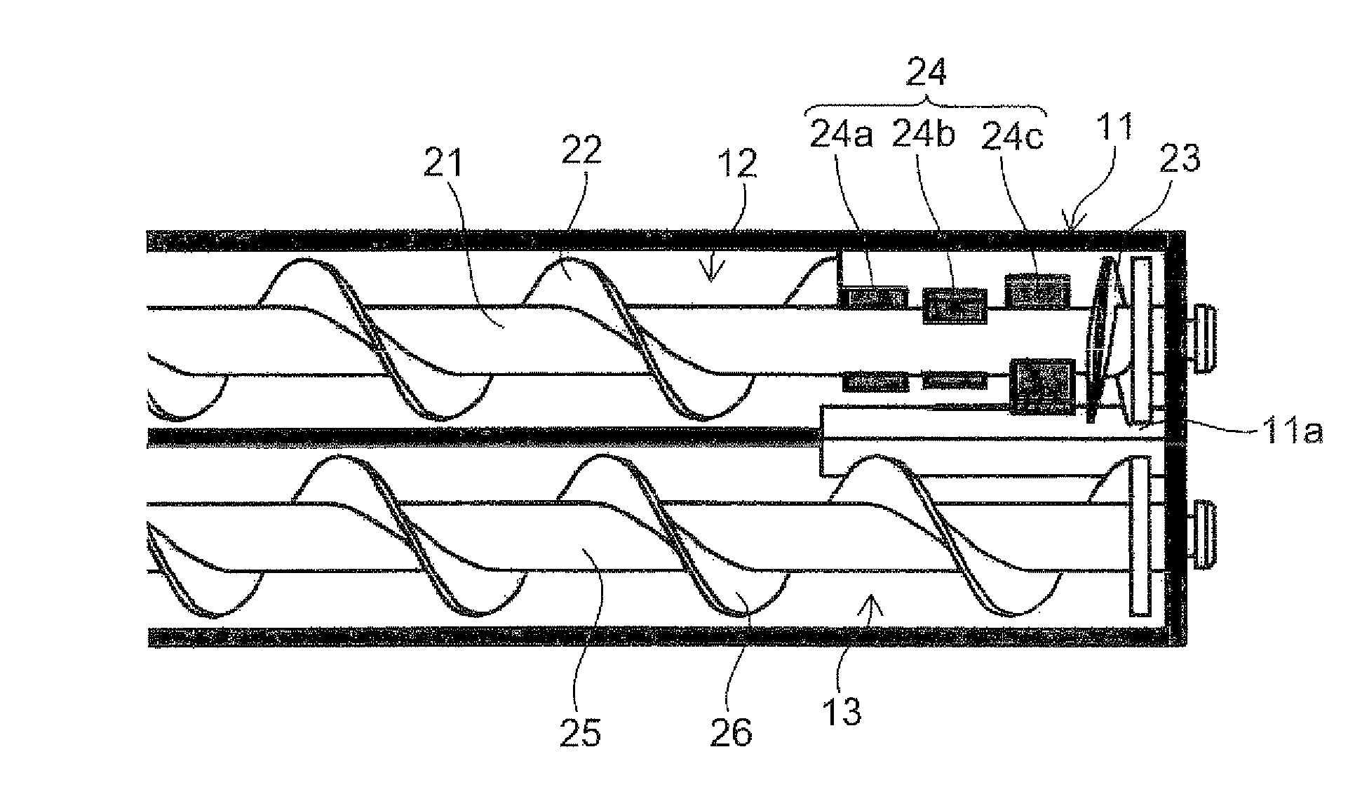 Developer conveyance device, developing device, and image forming device