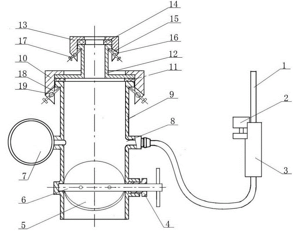 Nozzle variable diameter plug-in sampler