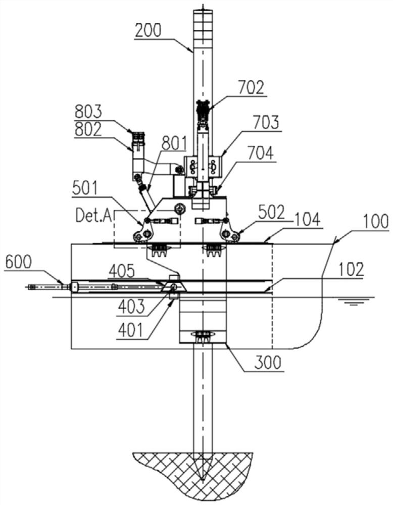 Longitudinal rigidity controllable trolley positioning system