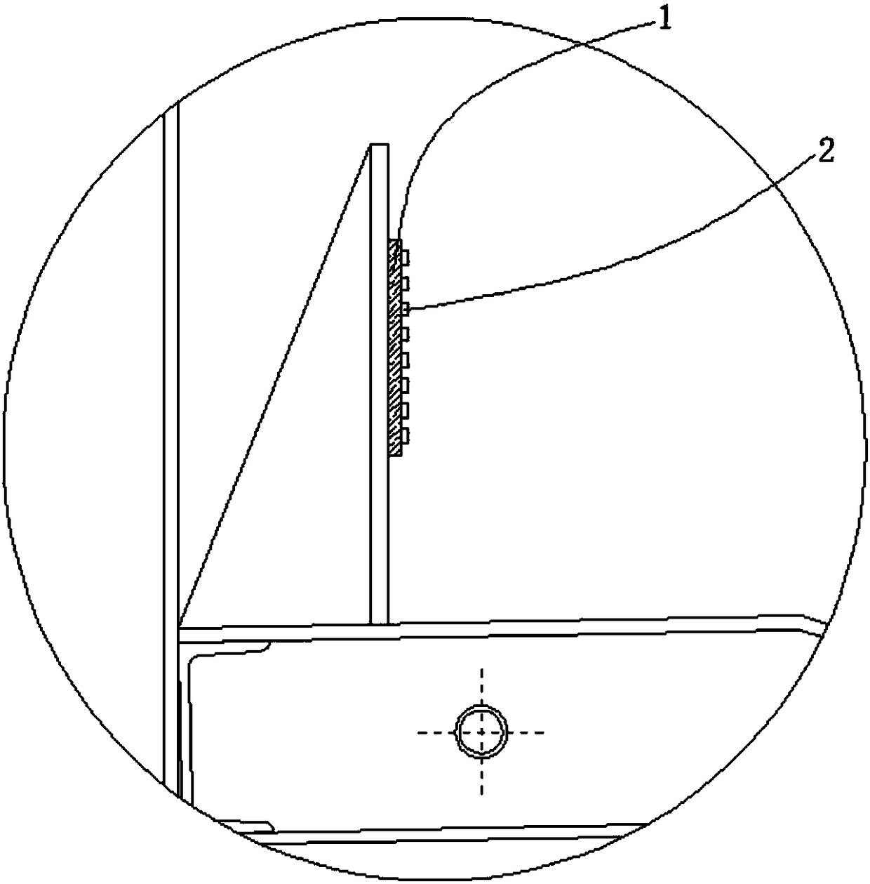 Flange isolation pad used for prefabricating box girder and construction method of flange isolation pad