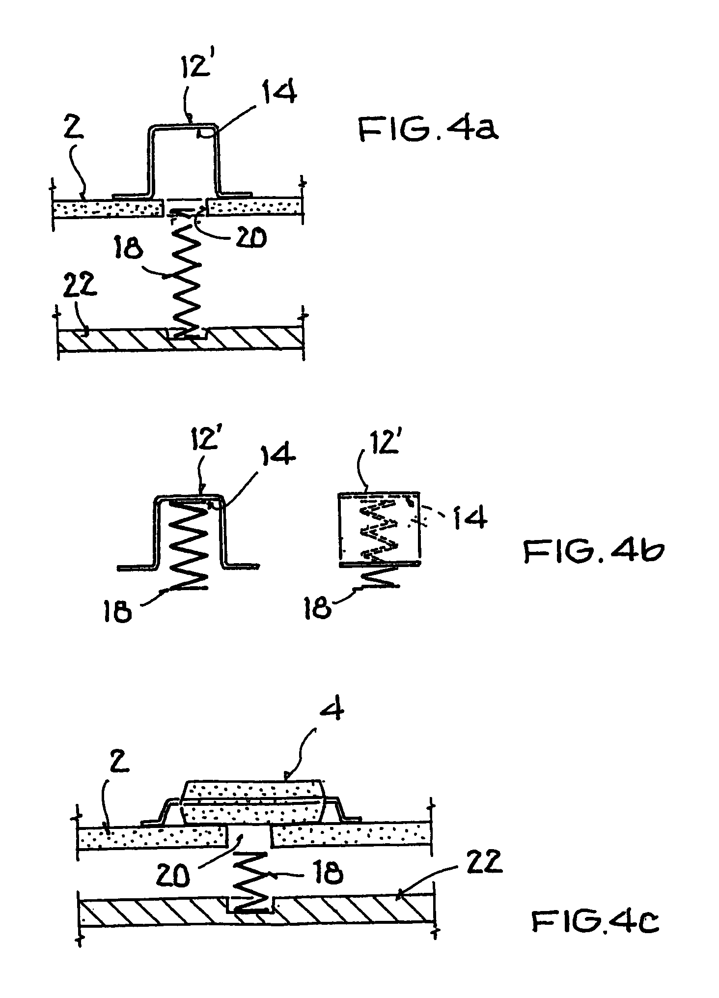 Electronic Assembly Having Stressable Contact Bridge with Fuse Function