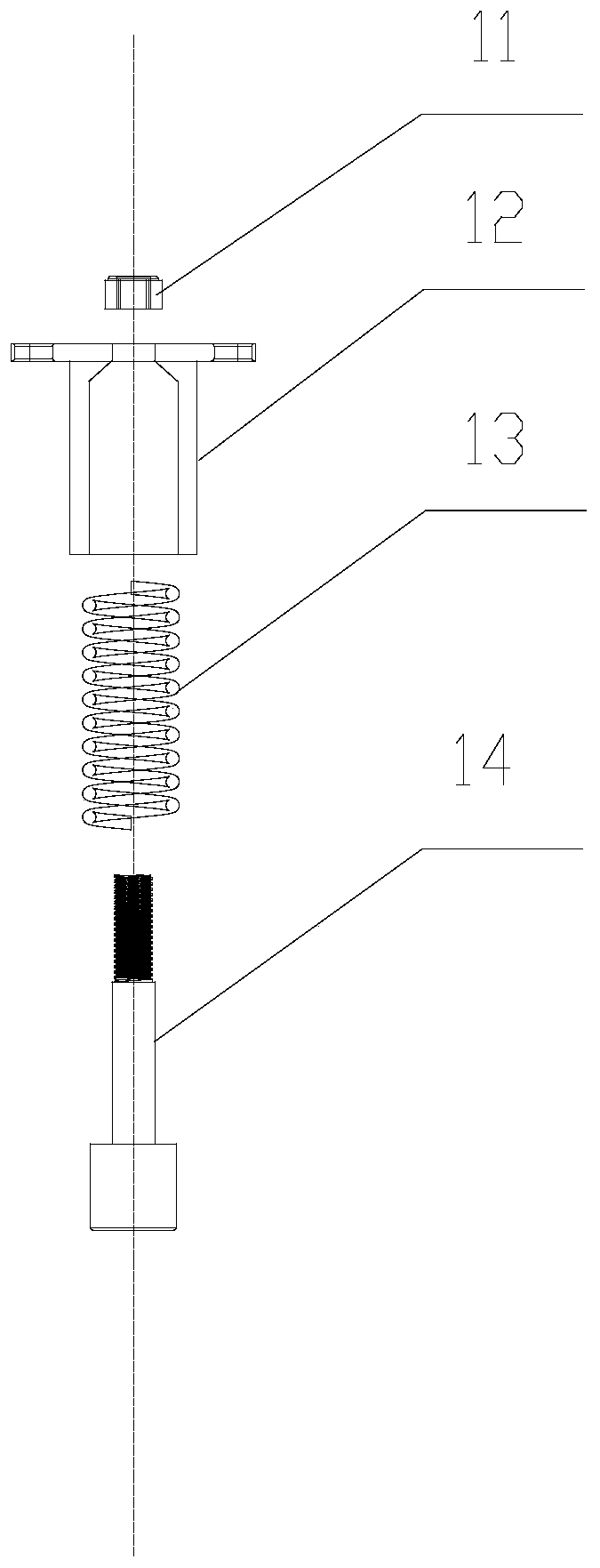 Short-circuit discharge device for polypropylene film capacitor