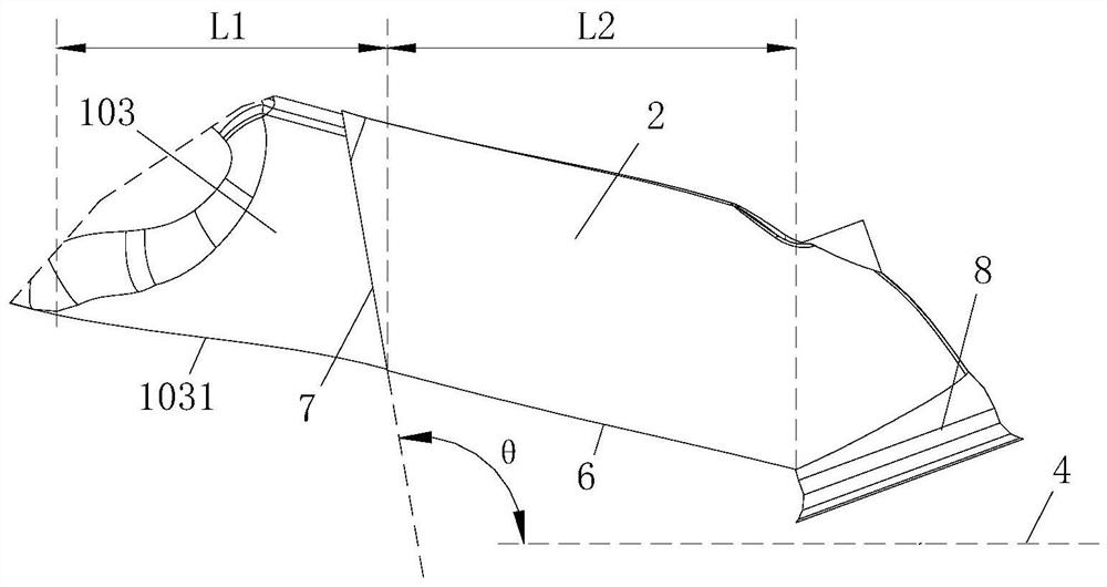 Engine air inlet structure