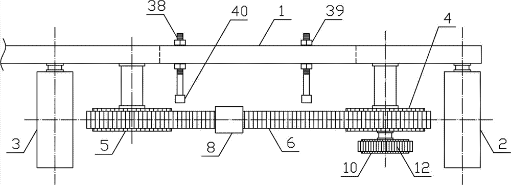 Iron bar automatic segmenting mechanism