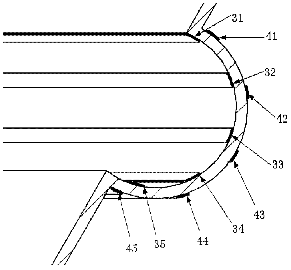 A burner outlet expansion section and a burner using the same