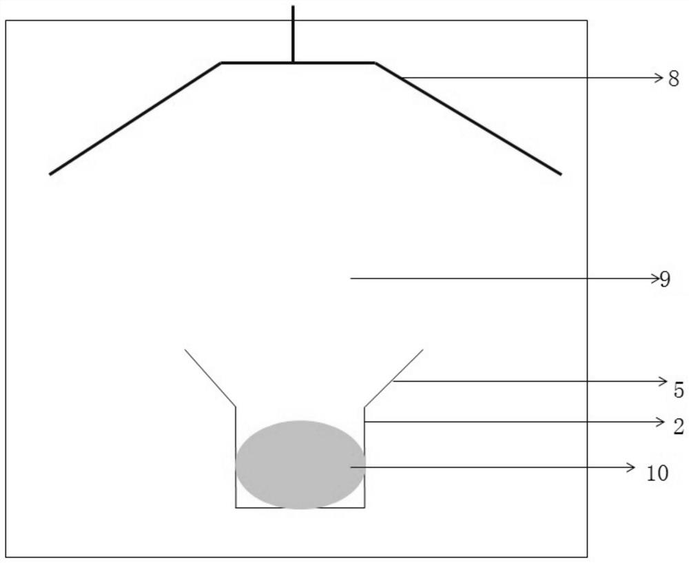 Cleaning method for crucible assembly of electron beam evaporation table