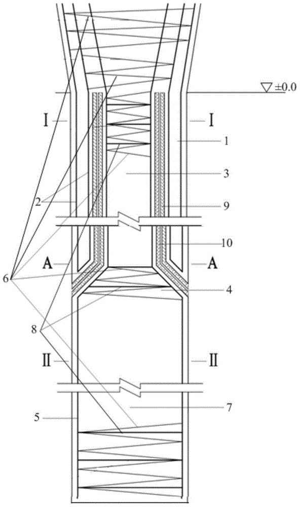 Friction pile and construction method thereof