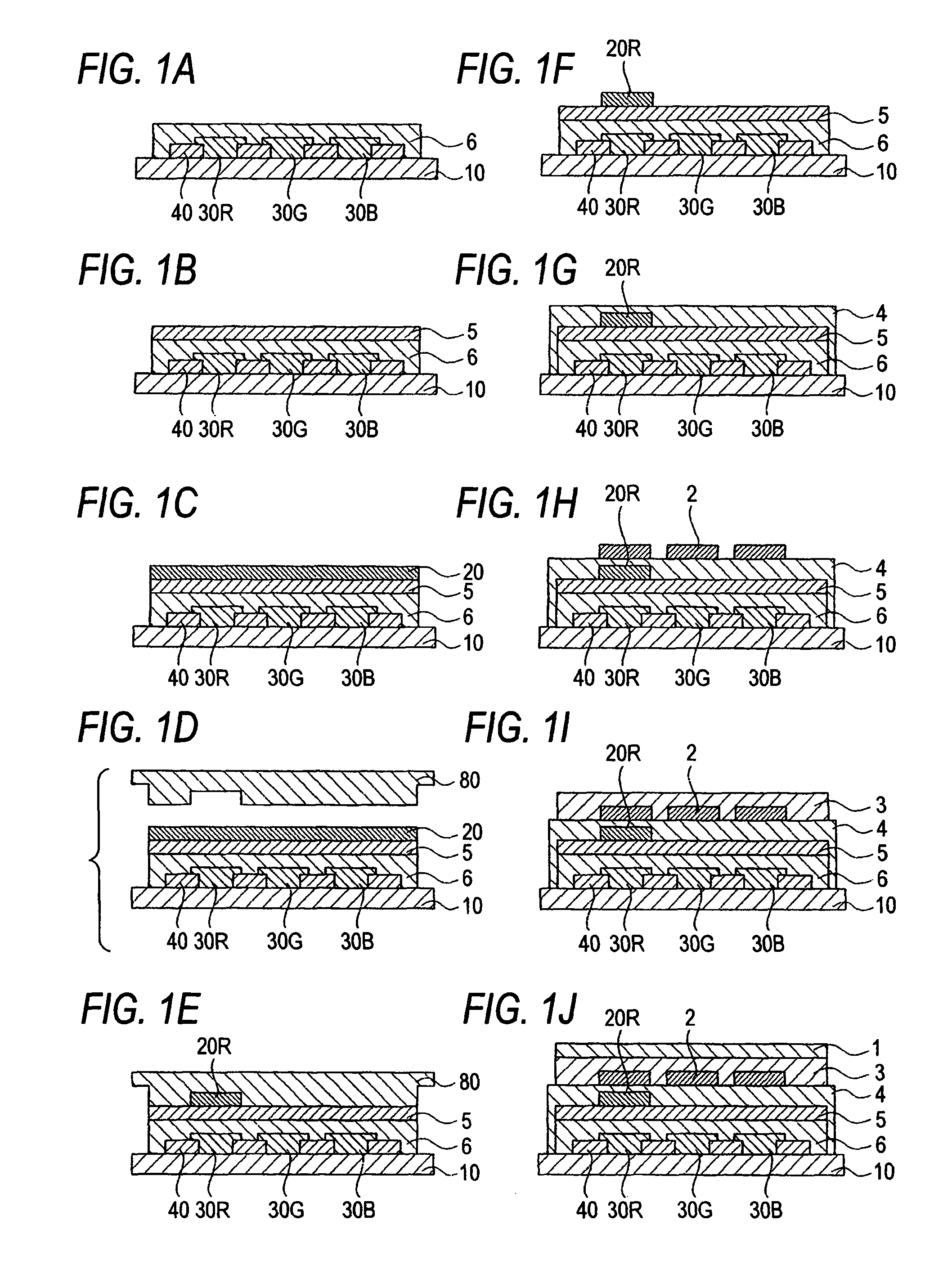 Method of patterning color conversion layer and method of manufacturing organic el display using the patterning method