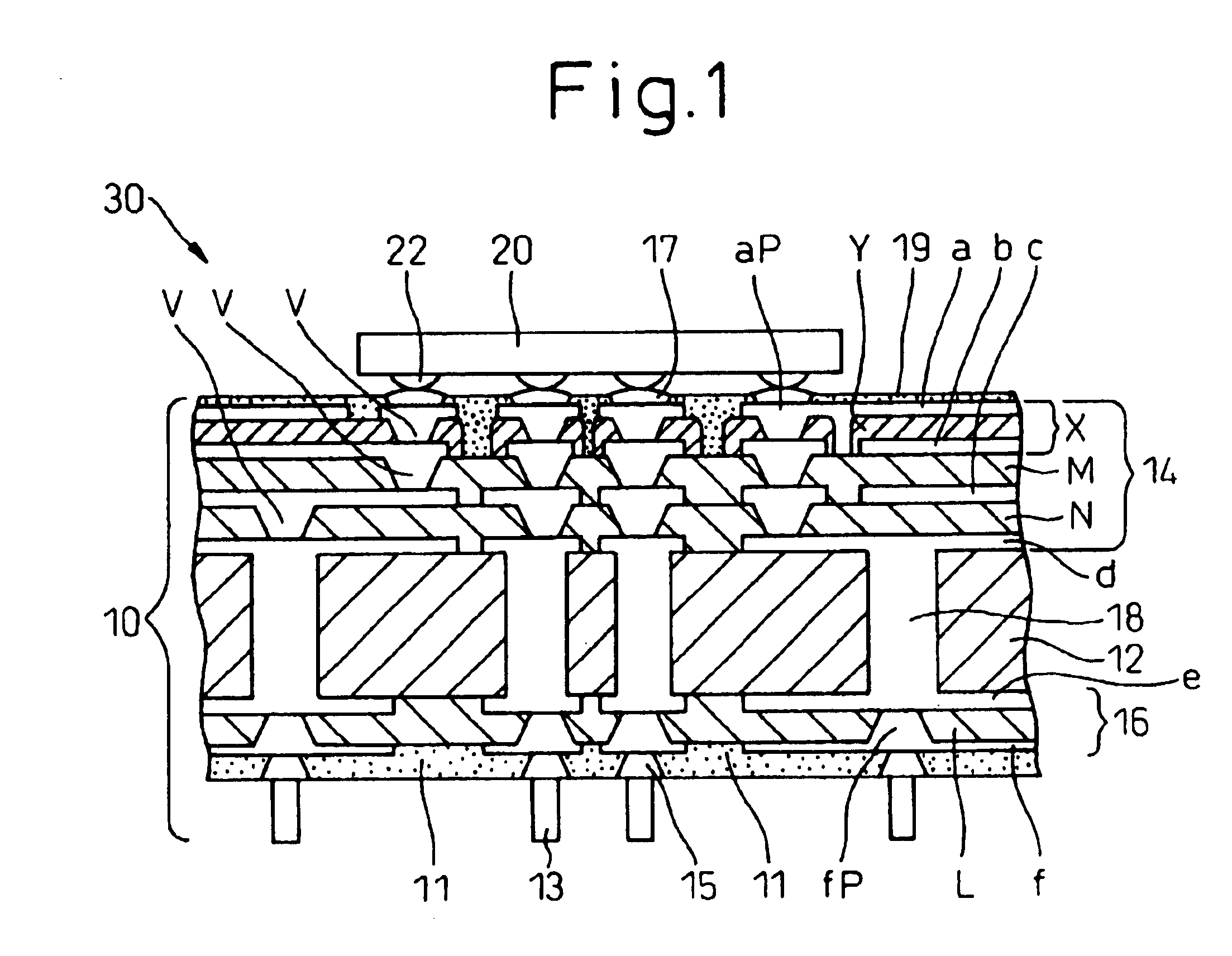 Semiconductor package, method of production of same, and semiconductor device