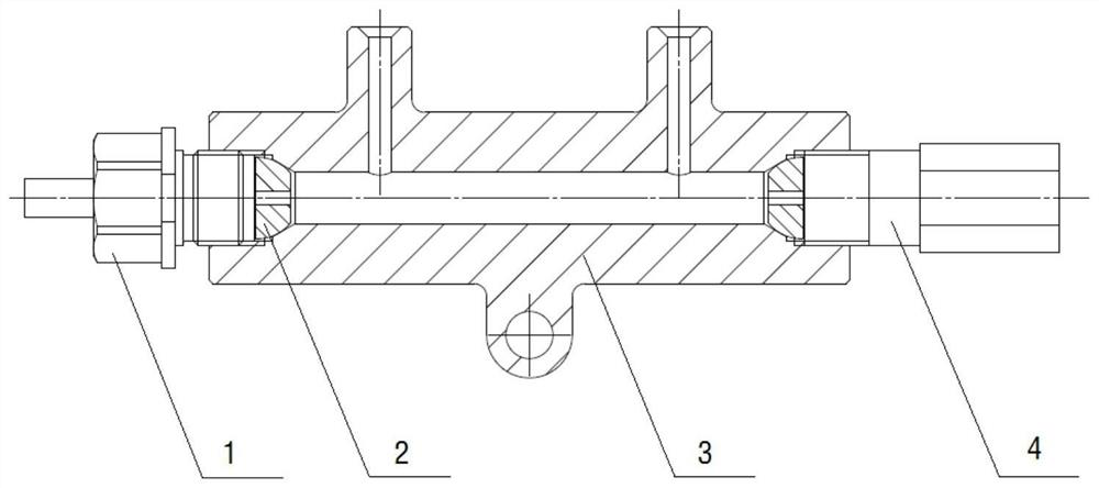 Modular common rail pipe structure