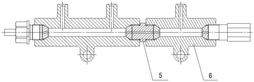 Modular common rail pipe structure