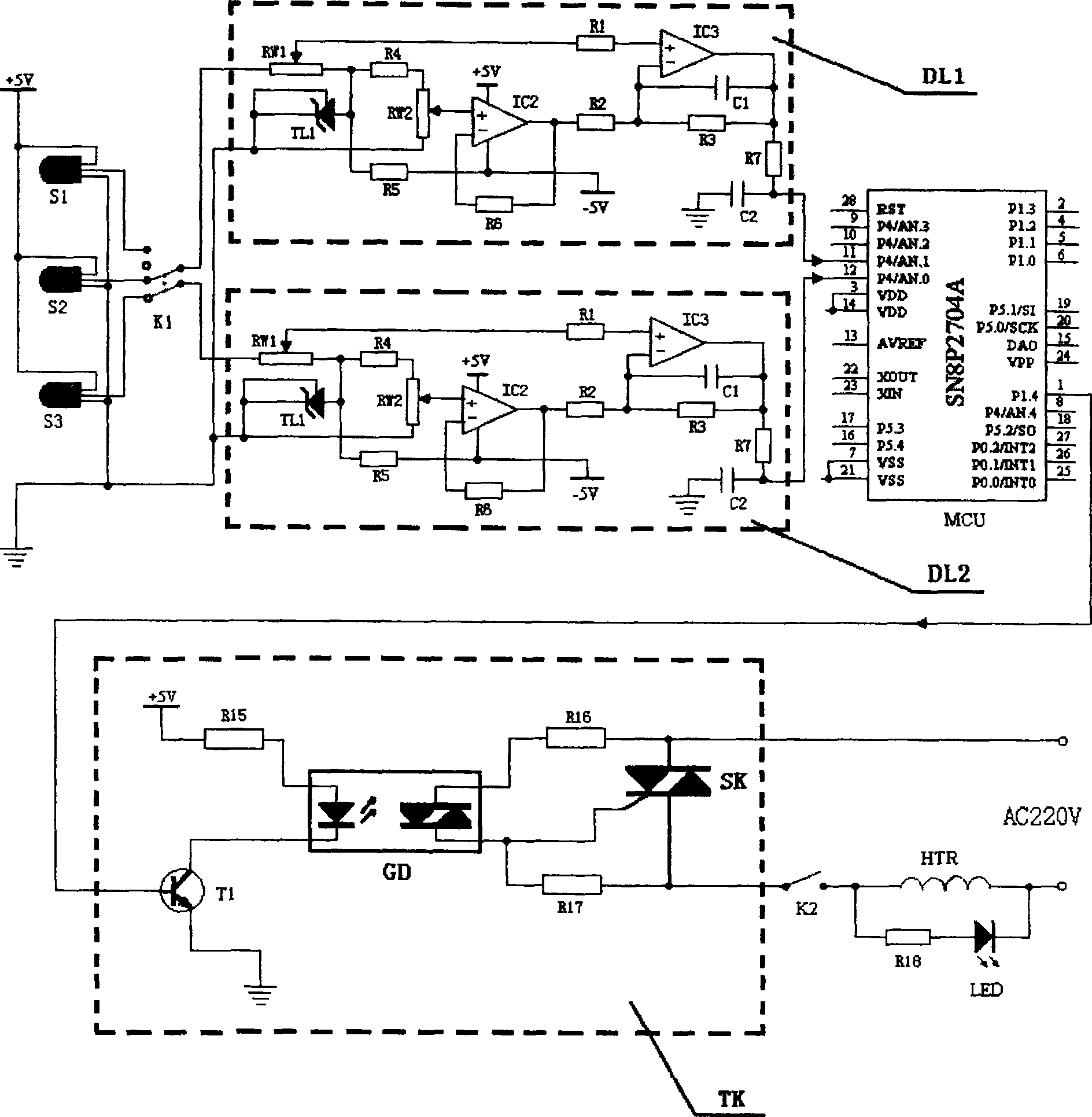 Multifunctional mineral thermoelectric instrument