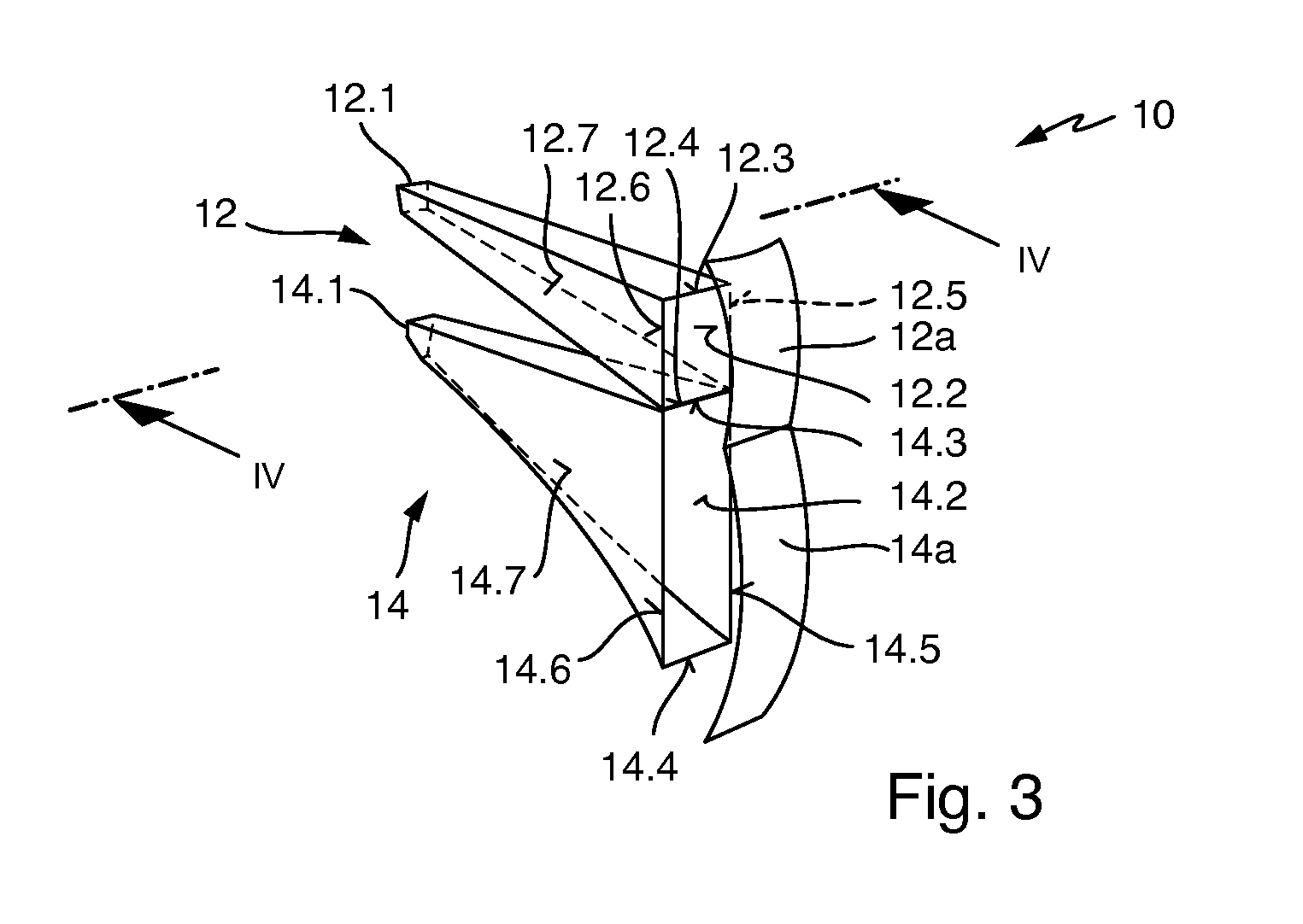 Light module for a motor vehicle headlamp, configured to generate a stripe-shaped light distribution