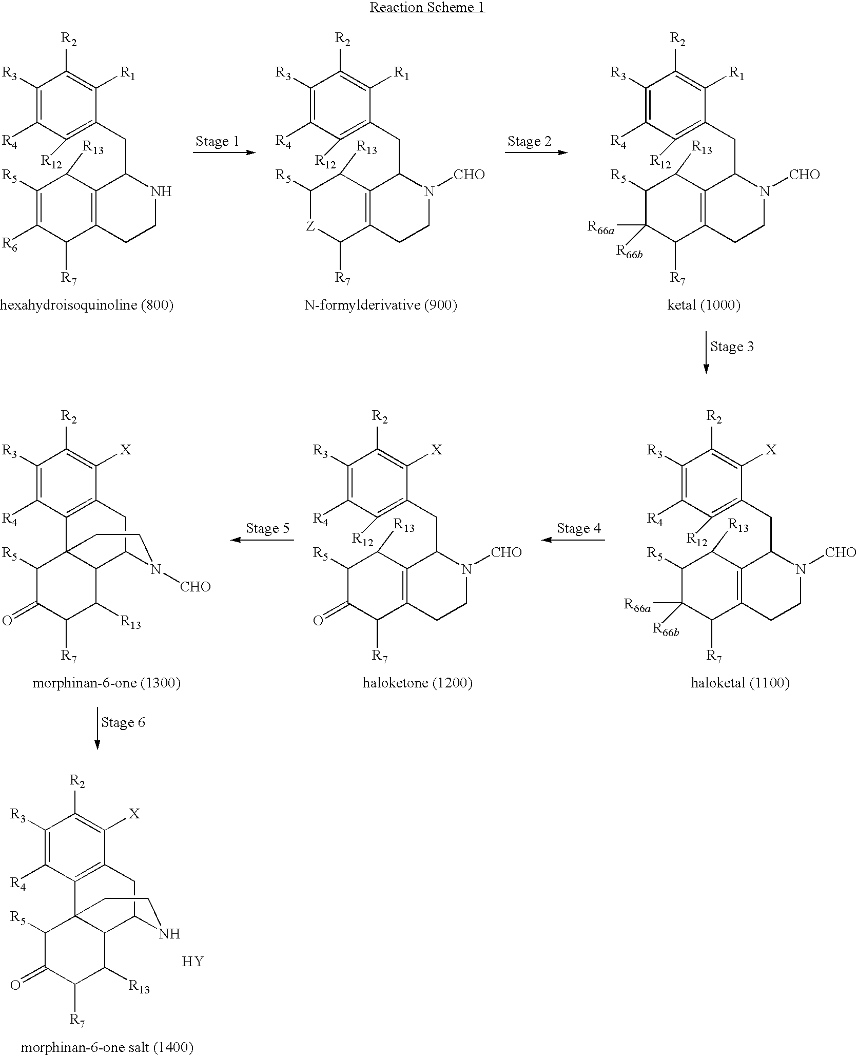 Preparation of Substituted Morphinan-6-Ones and Salts and Intermediates Thereof
