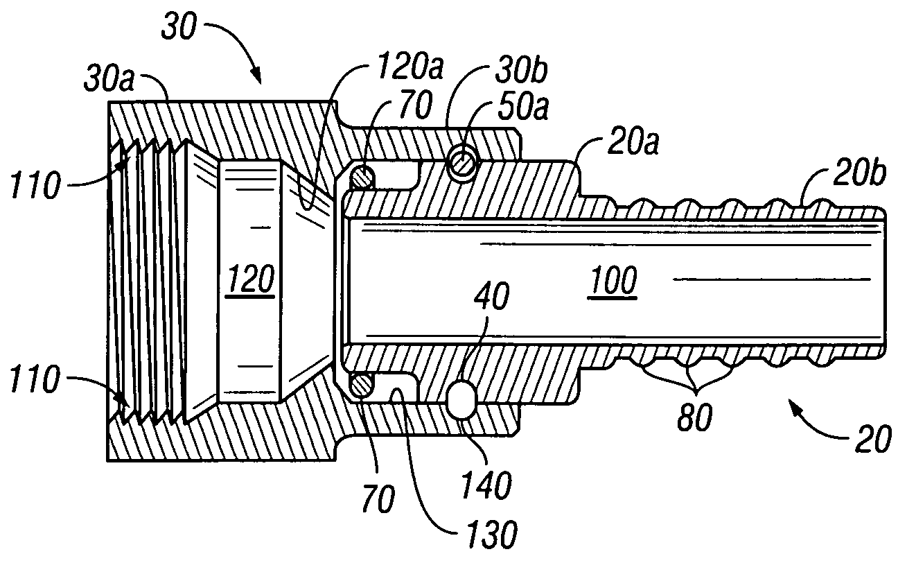 Releasable connector including swivel