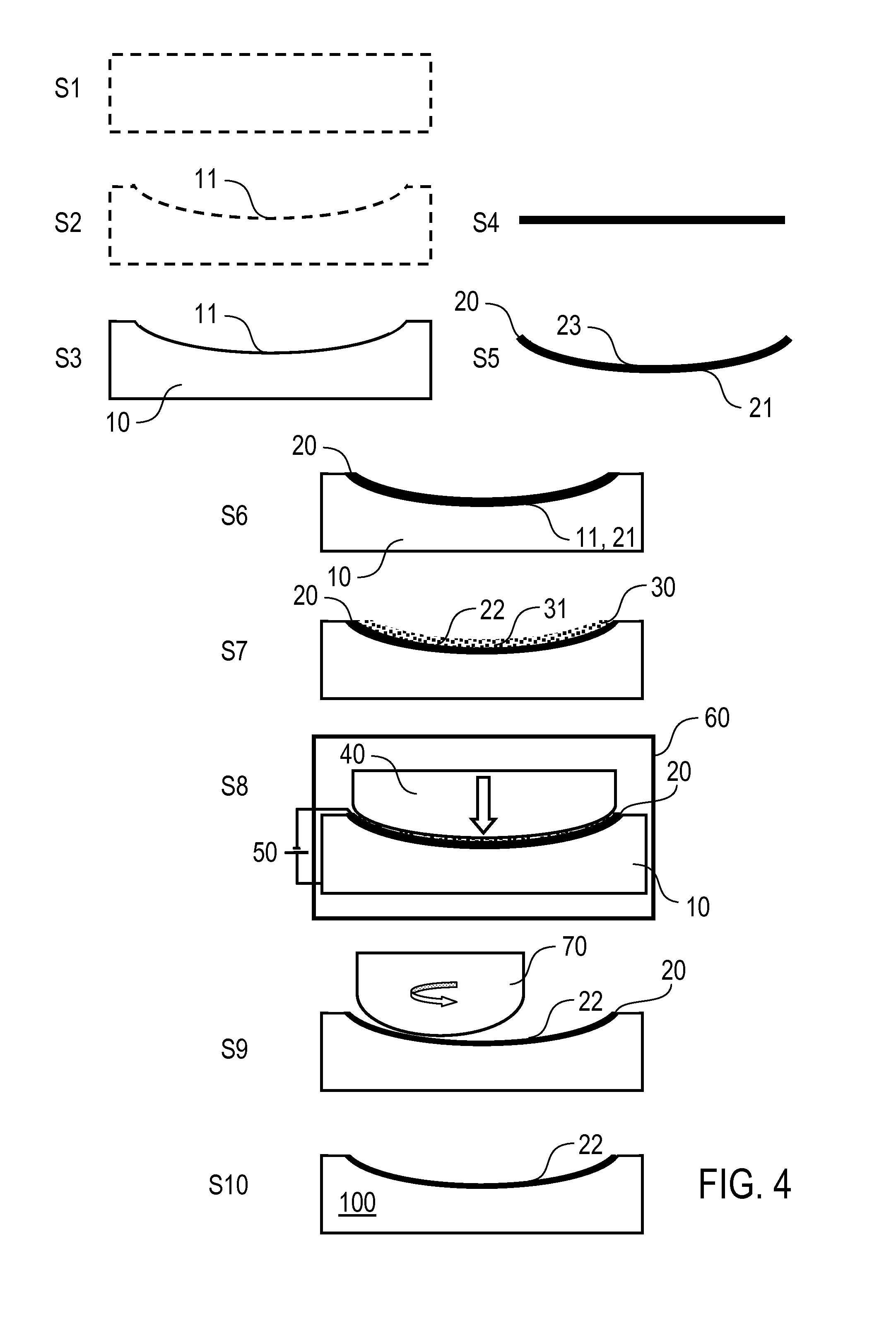 Solid body joining of a carrier body and a cover layer, particularly by anodic bonding