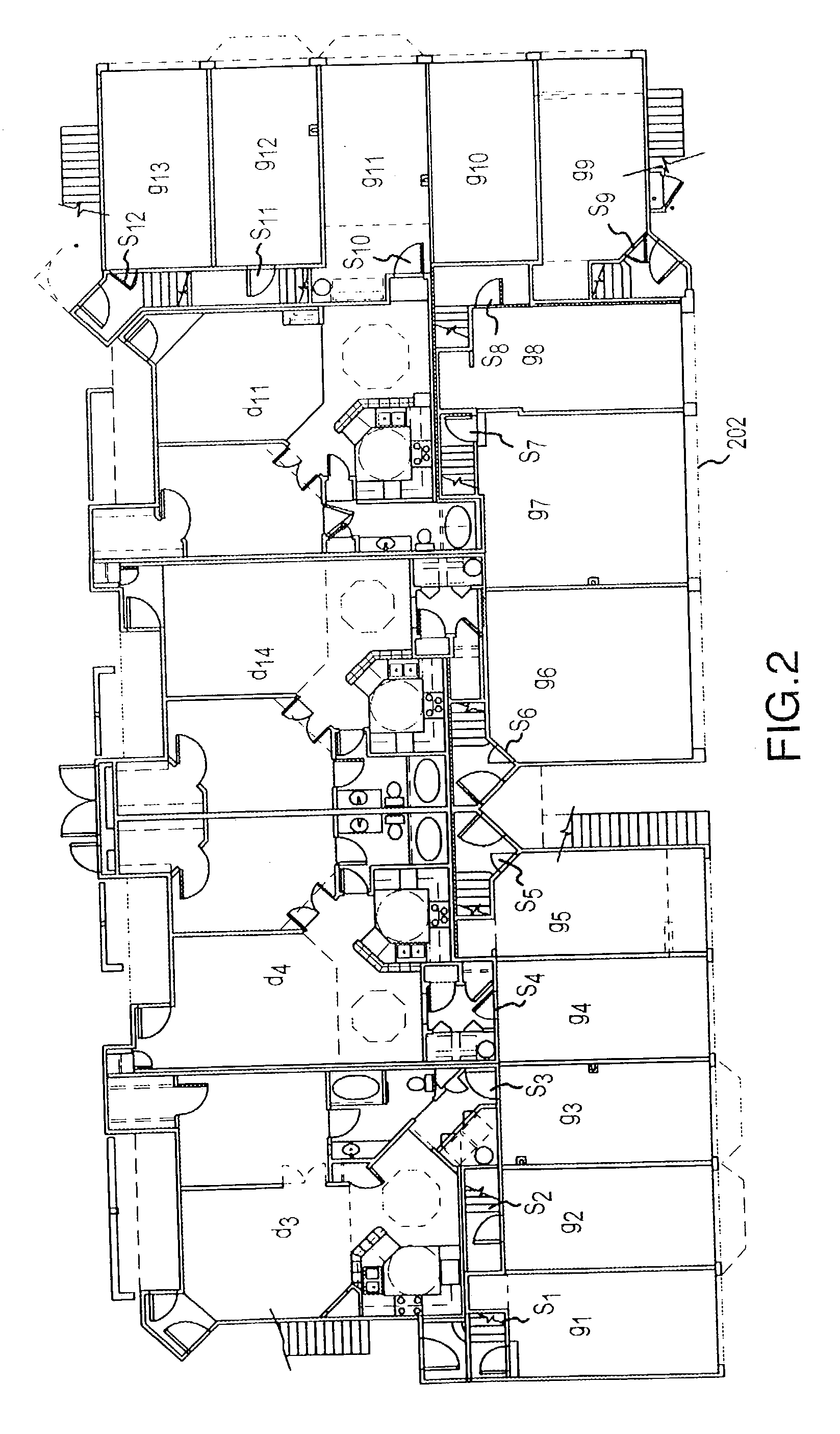 Methods and apparatus for a multi-story dwelling with attached garages
