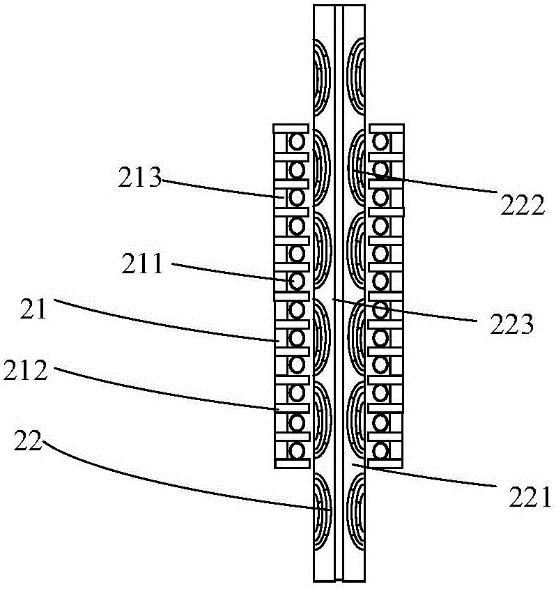 Synchronous reluctance-type linear generator drive-based wave generator