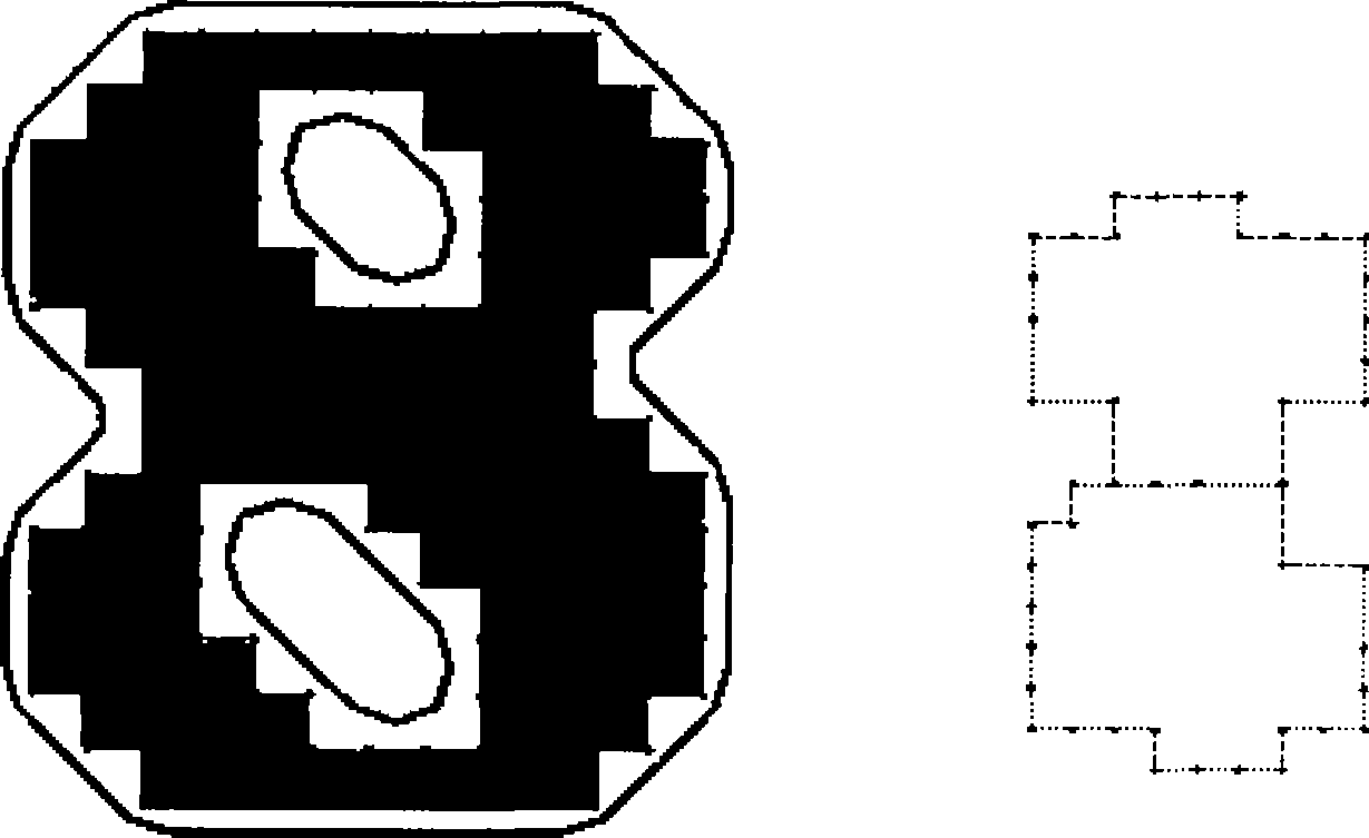 Method for building grid surface by point cloud