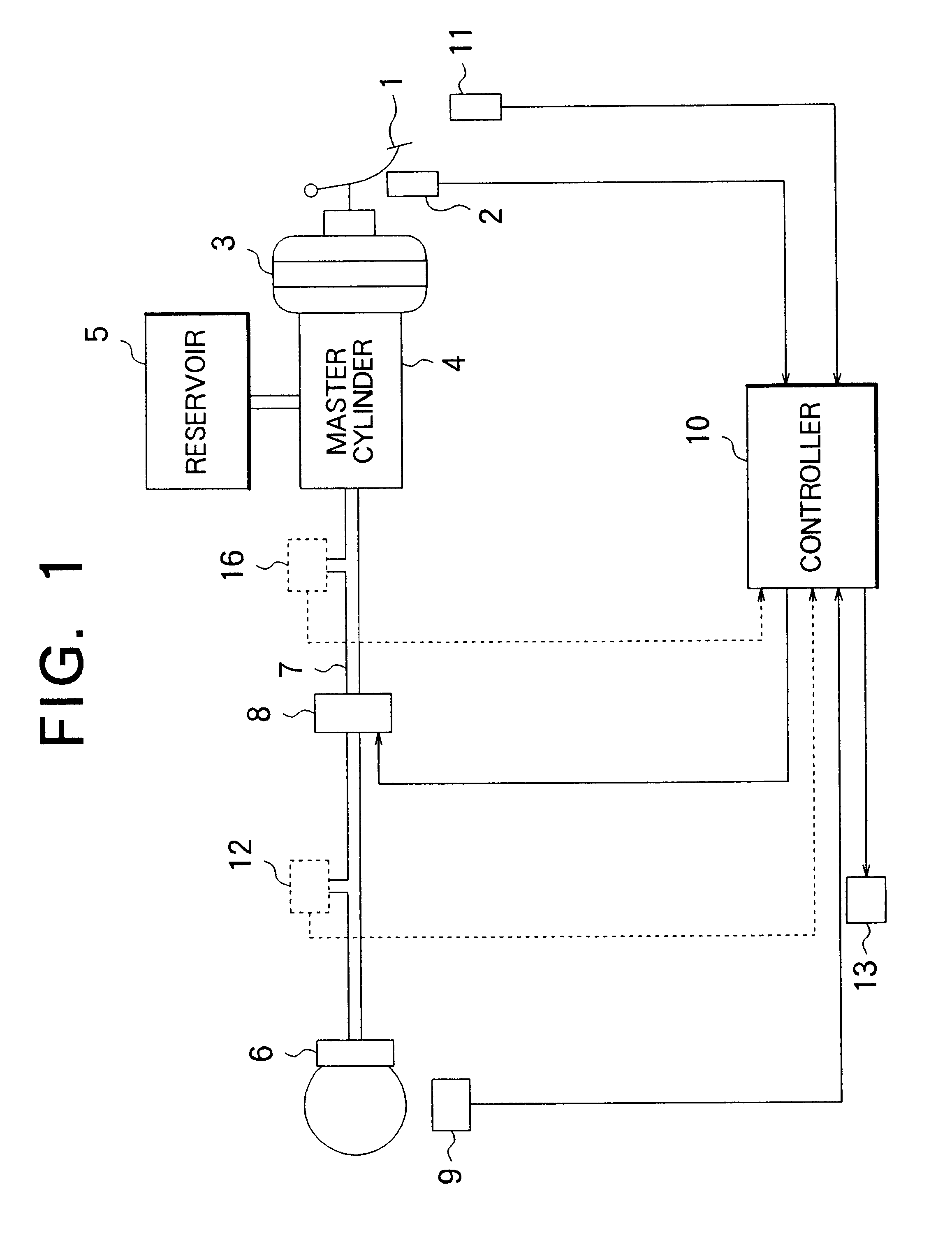 Grade-holding brake system