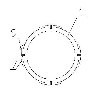 Concrete-filled steel tube connector and construction method thereof