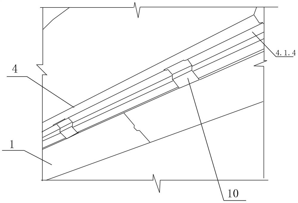 Waterproof heat-insulation spliced large board structure and preparation method thereof