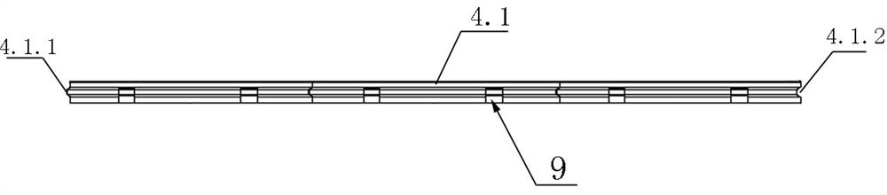 Waterproof heat-insulation spliced large board structure and preparation method thereof