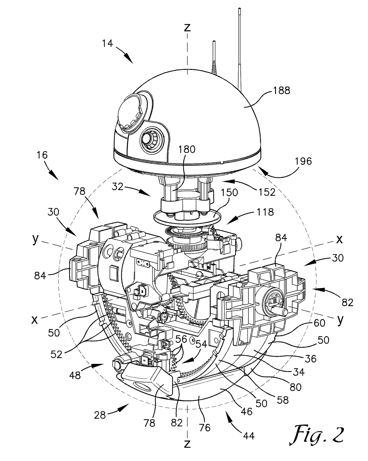 Spherical mobile robot with shifting weight steering