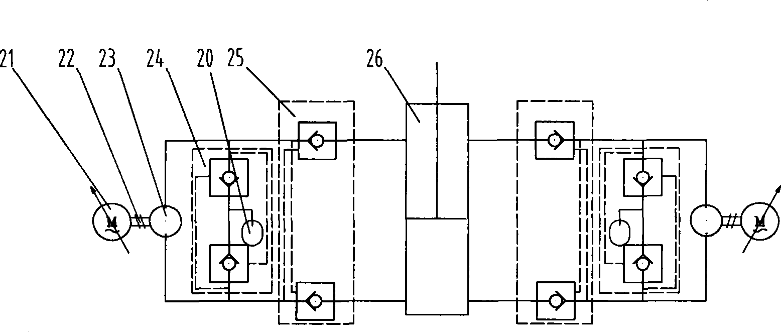 Direct drive type hydraulic variable pitch controlling mechanism for wind power generator