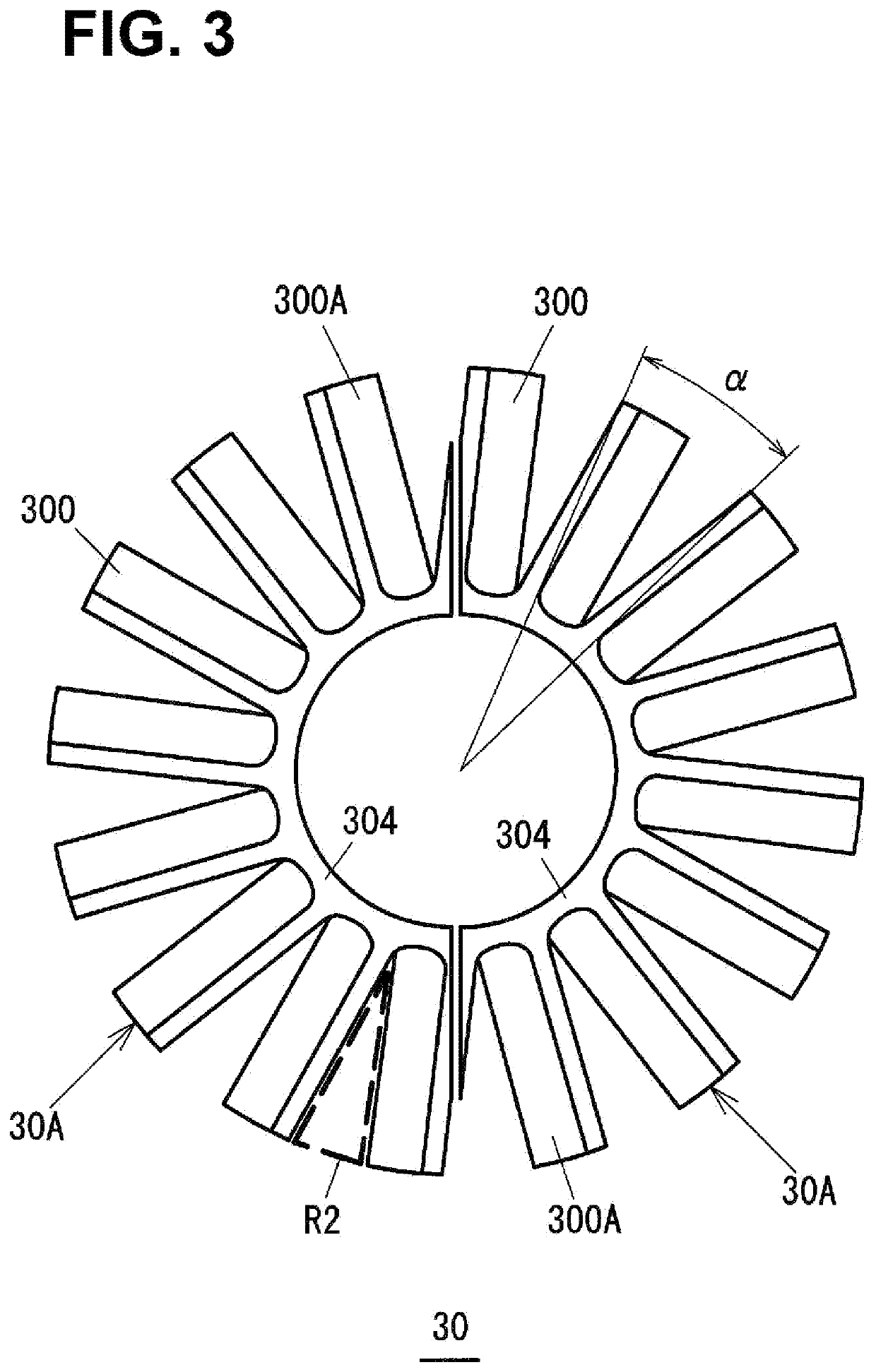 Turbo-molecular pump, rotor and stator