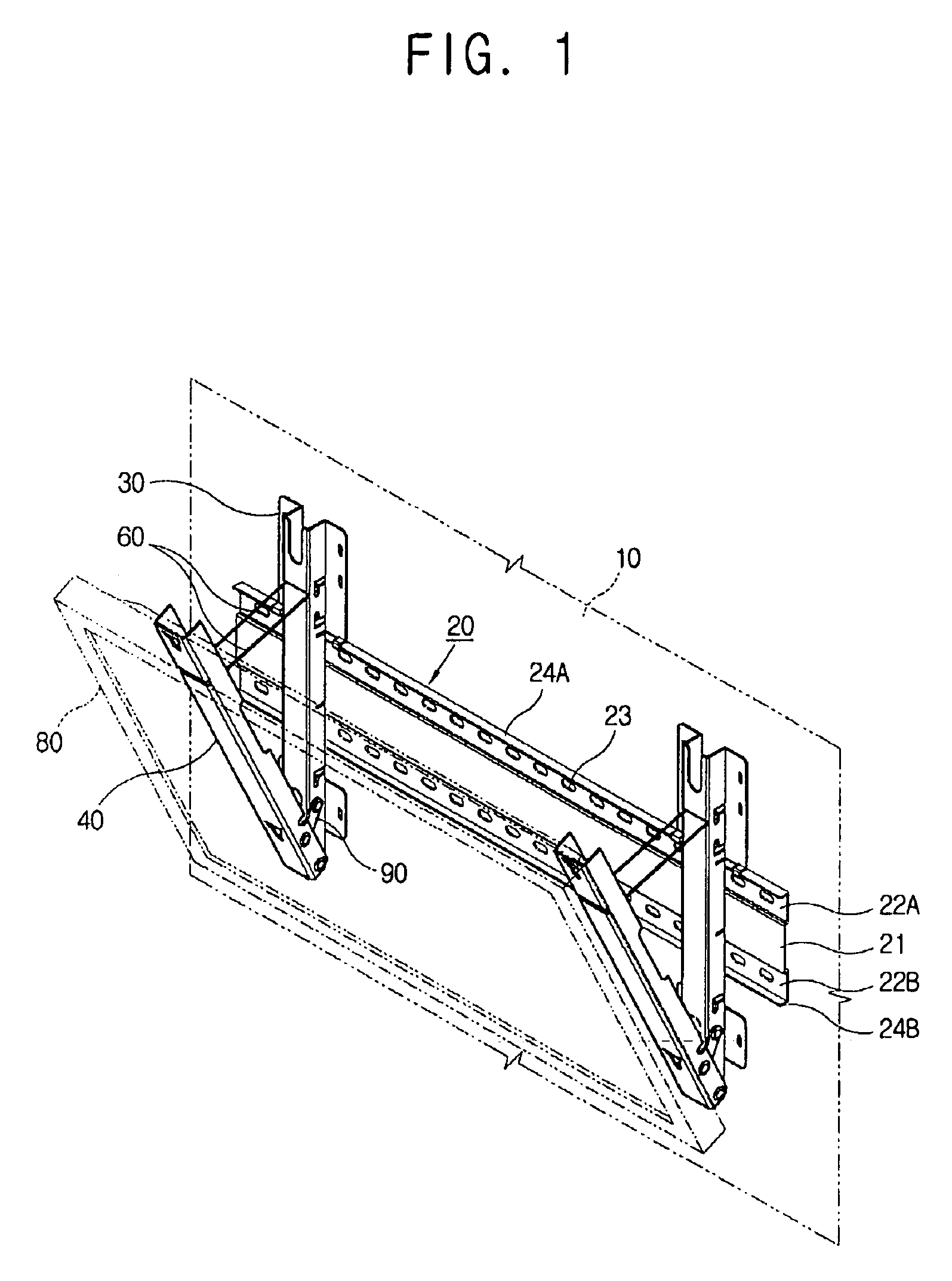 Wall mount for display apparatus