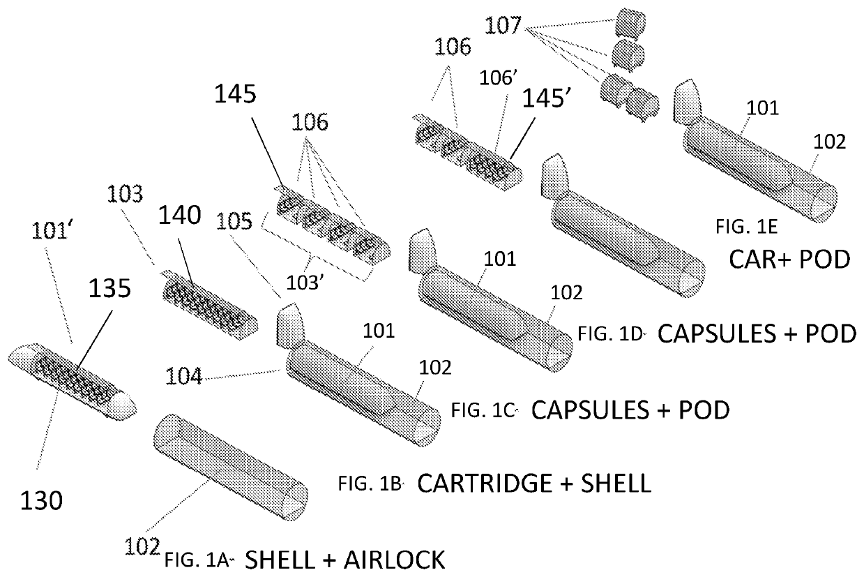 Loading/unloading system and vehicle interface for a transportation system and methods of use