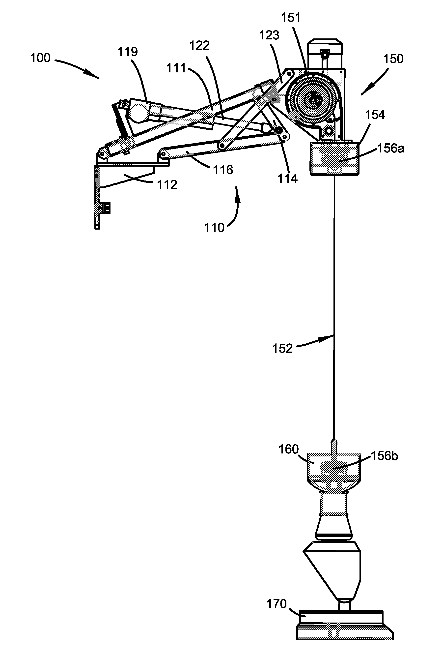 Method, system, and device for manipulating a detachable object mounted with unrestricted viewing field