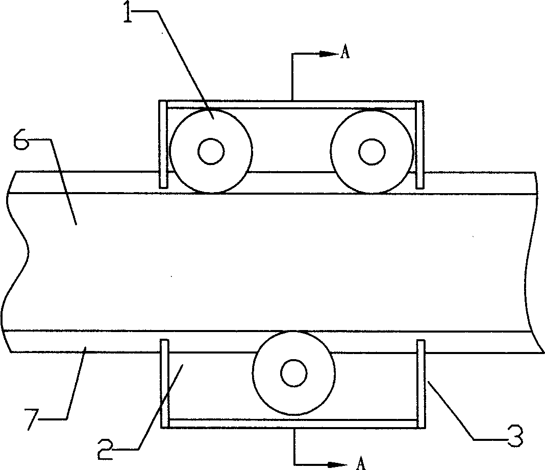 Driving guide-rail pair for tabouret of computerized embroidery machine