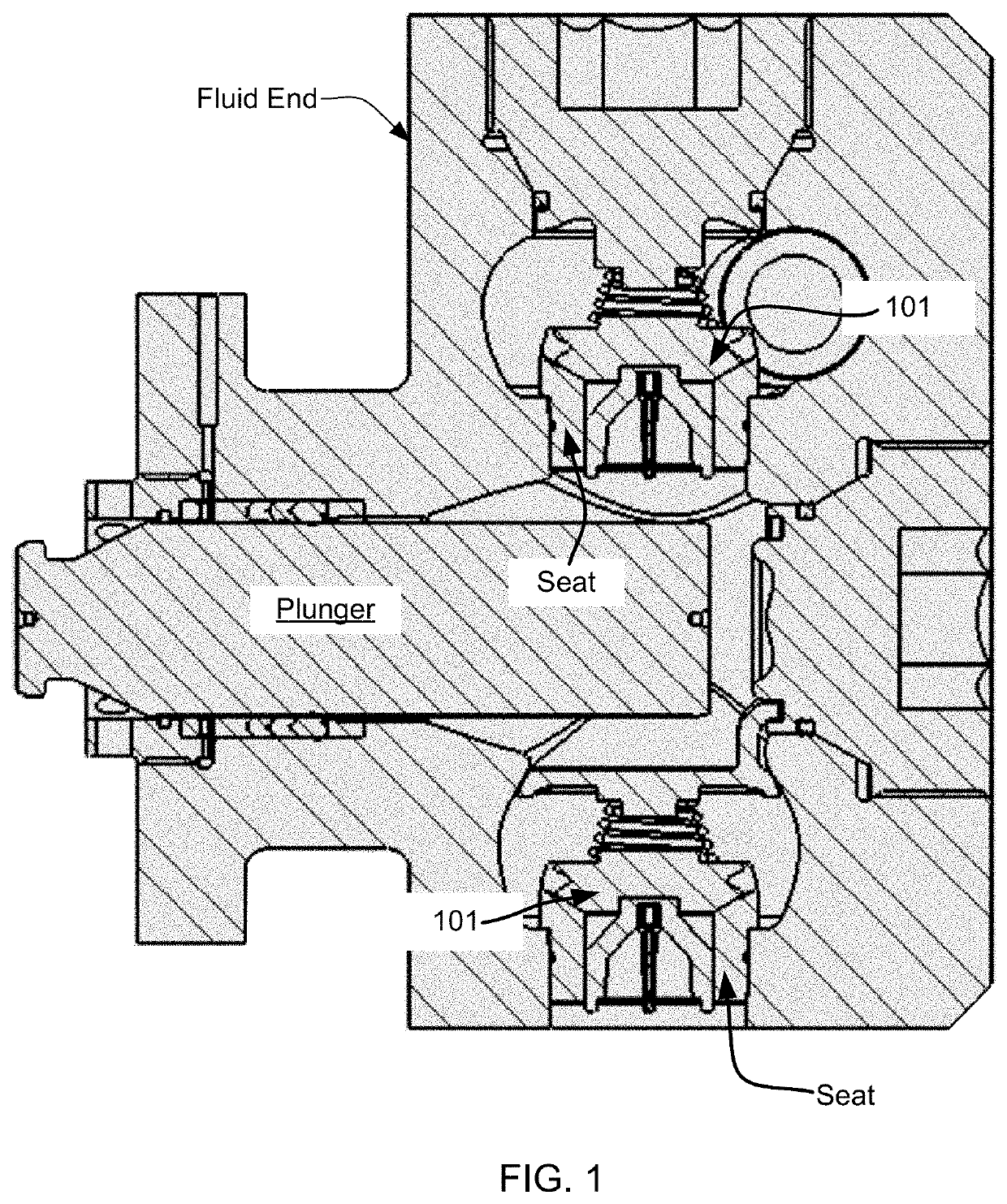 Frac pump valve assembly