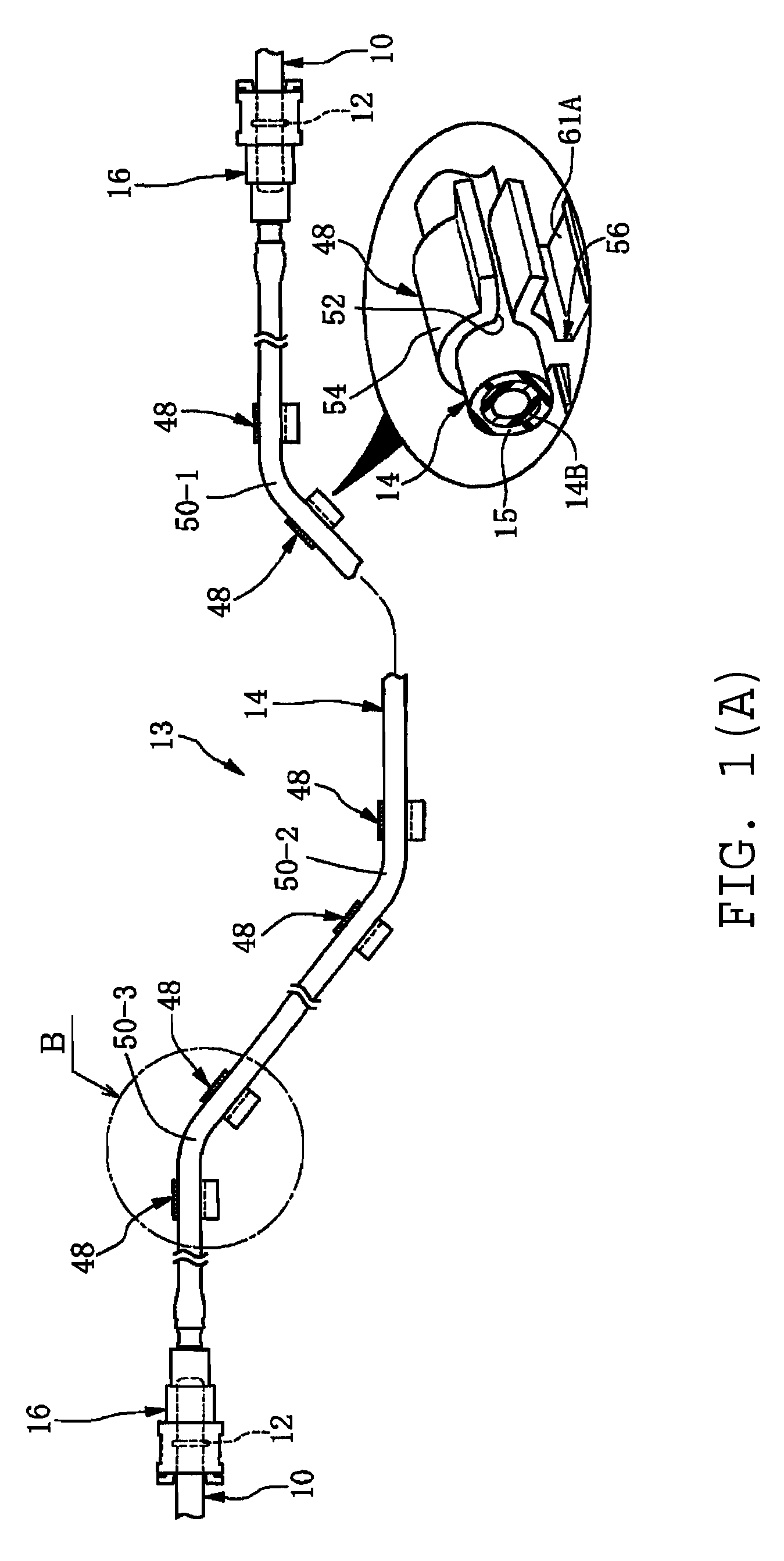 Piping unit for transporting fuel