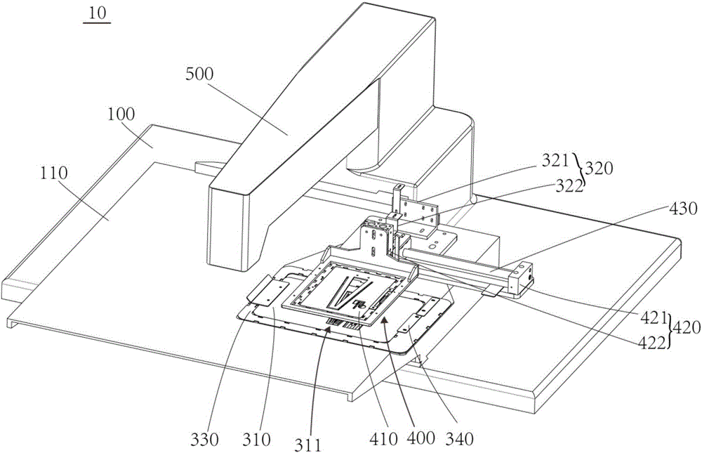 Automatic foot fork machine