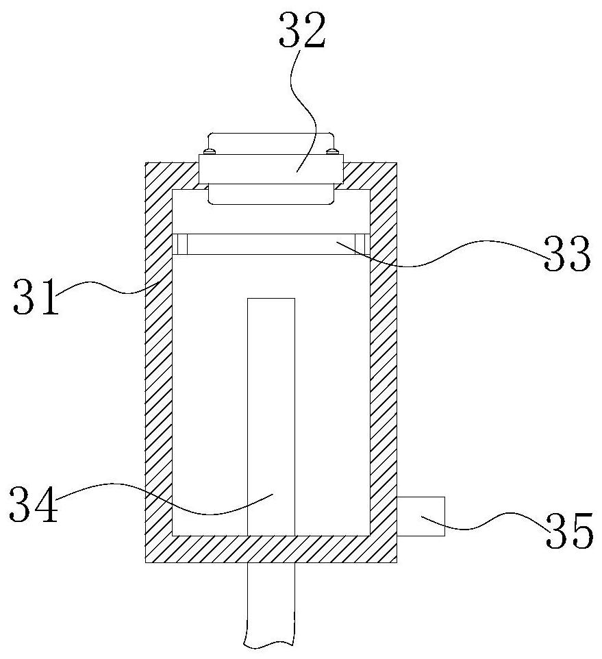 A scraping device for circuit board processing