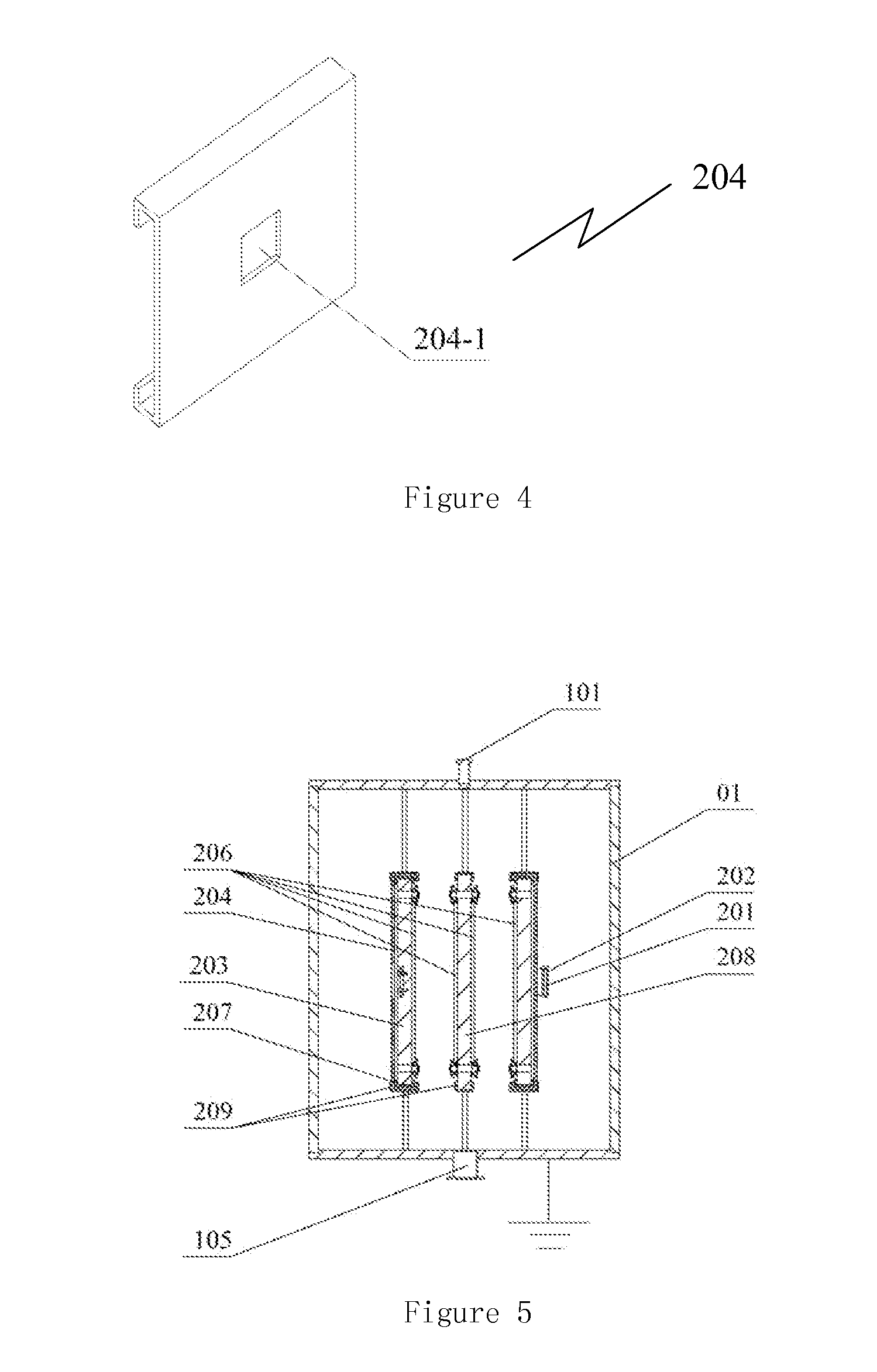 Discharge electrode array for thin-film solar cell deposition