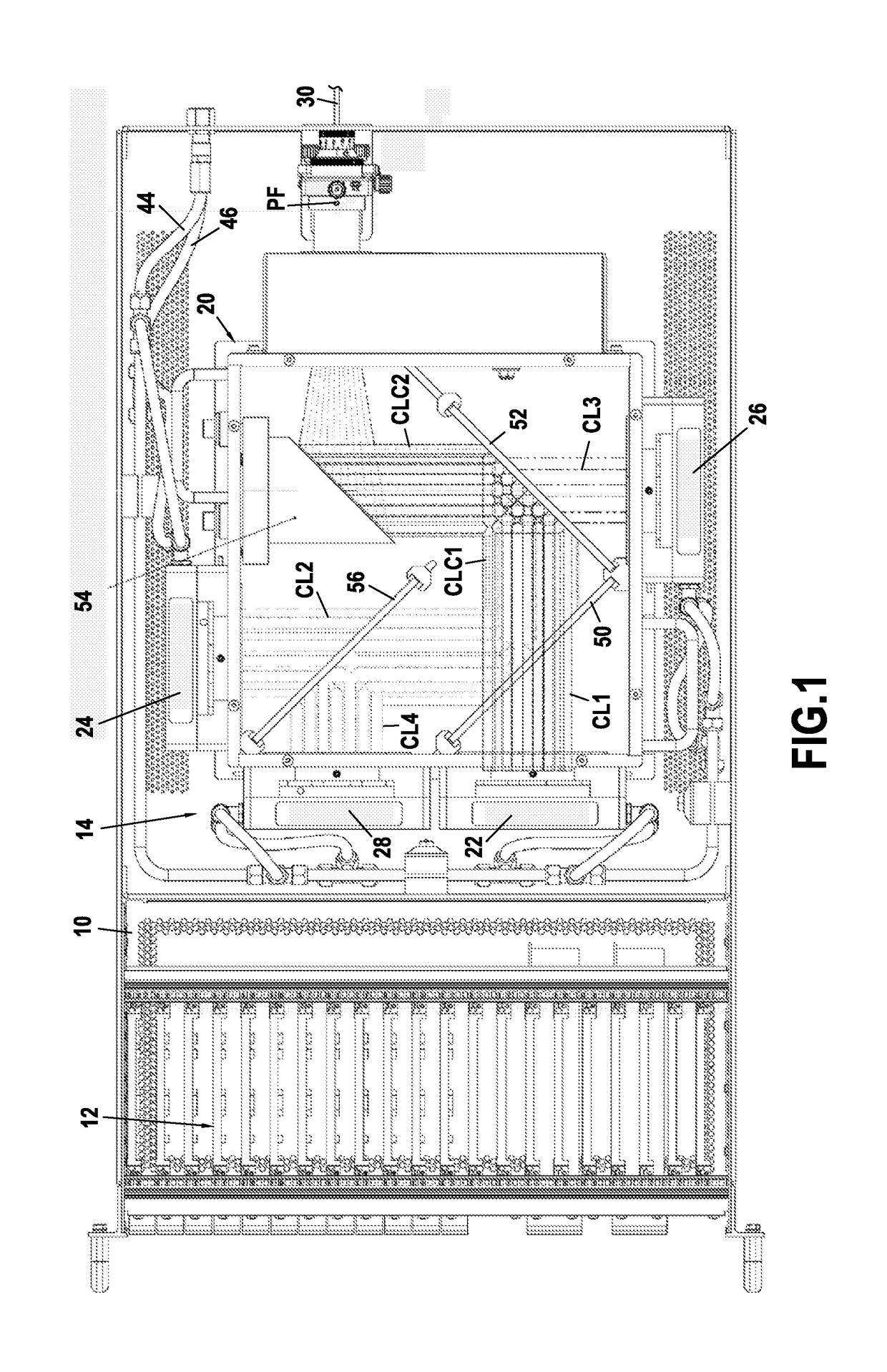 Diode light source for a projector