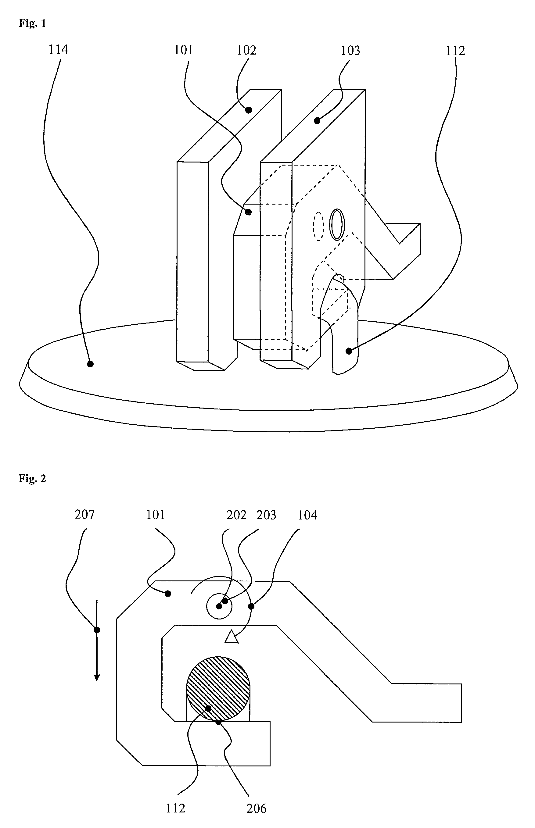 Release apparatus for a load on a device and underwater device