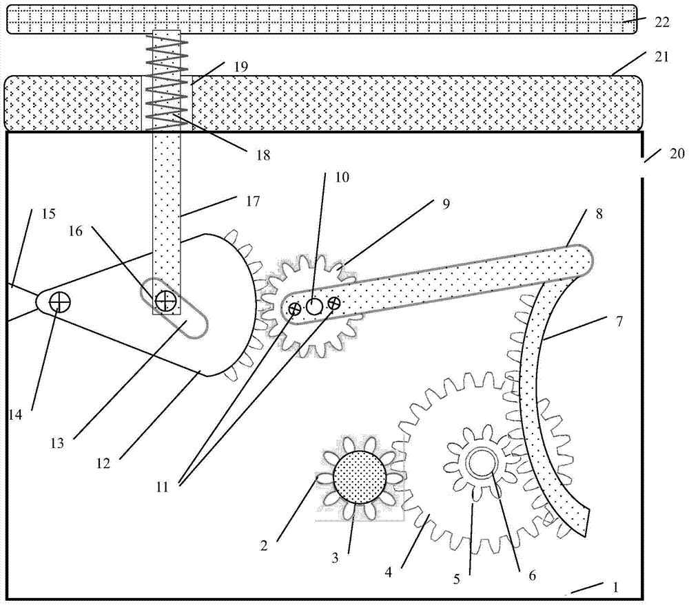 Vibration generating set and road speed bump with same